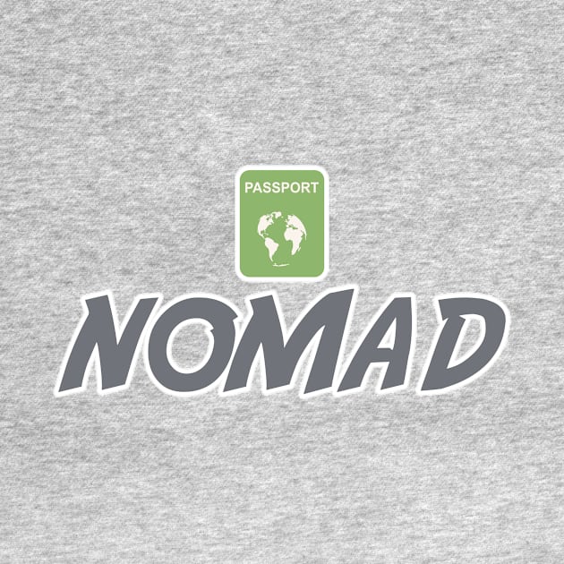 Nomad World Traveler Jetsetter Expat Freelancer by Grassroots Green